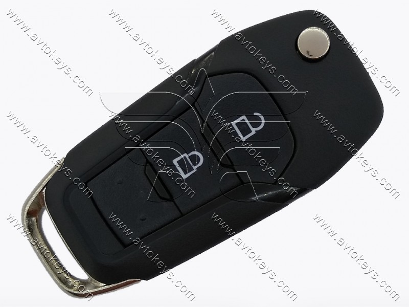 Корпус викидного ключа Ford Ranger, Mondeo, 2 кнопки, лезо HU101