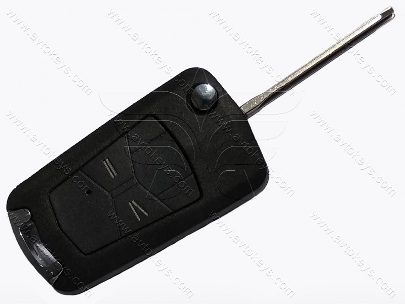 Корпус викидного ключа Toyota Land Cruiser 200, Corolla, 2 кнопки, лезо TOY43, під переробку