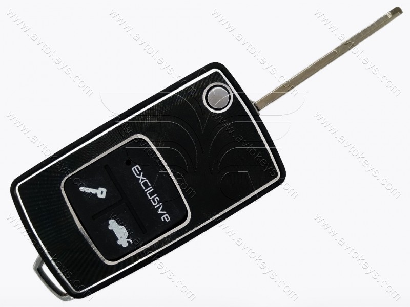 Корпус викидного ключа Chevrolet Epica, 2 кнопки, лезо DWO5