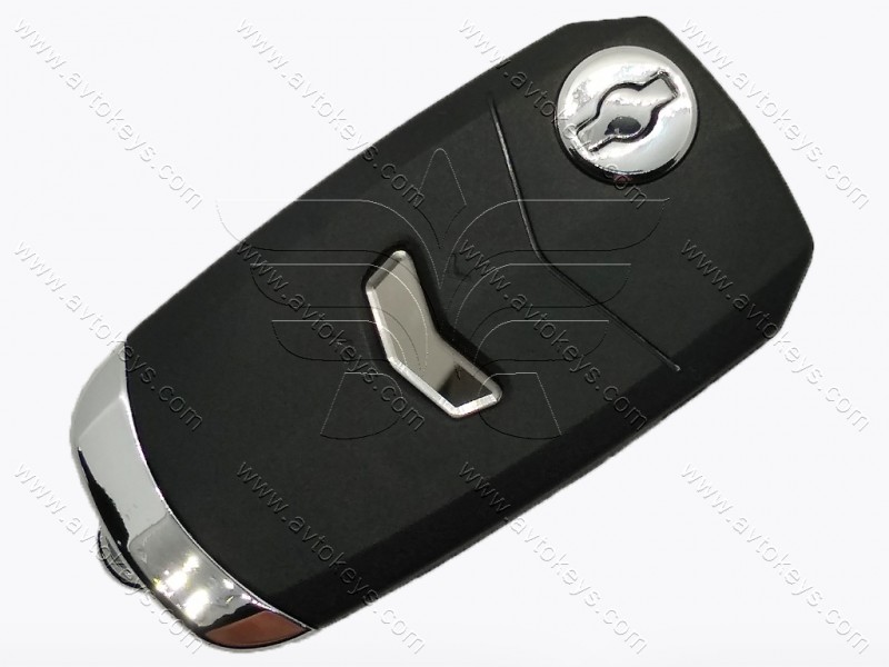 Корпус викидного ключа Fiat, 1 кнопки, лезо SIP22, під переробку, тип 1