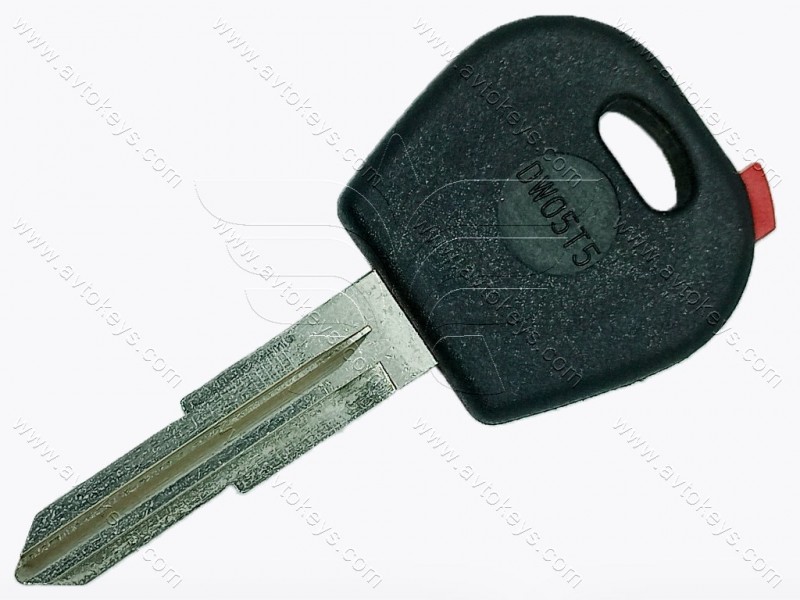 Корпус ключа з місцем під чіп Daewoo, Chevrolet, Opel та інші, лезо TP00DAE-4P1 JMA