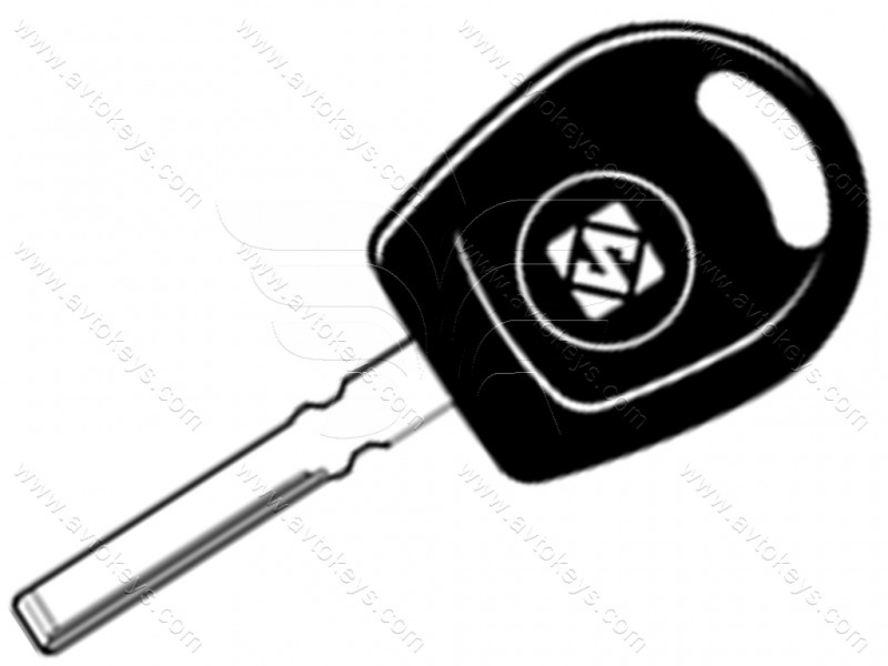 Корпус ключа з місцем під чіп VW HU116TE Silca