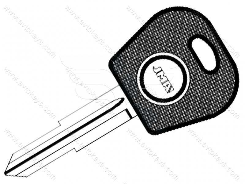 Корпус ключа з місцем під чіп Daewoo, Chevrolet, лезо TP00DAE-3P1 JMA
