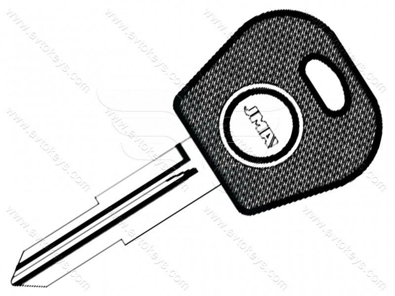 Корпус ключа з місцем під чіп Daewoo, Chevrolet, лезо TP00DAE-4DP1 JMA