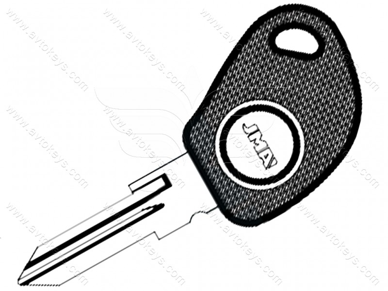 Корпус ключа з місцем під чіп Citroen, Fiat, Iveco та інші, лезо TP00FI-11P5 JMA