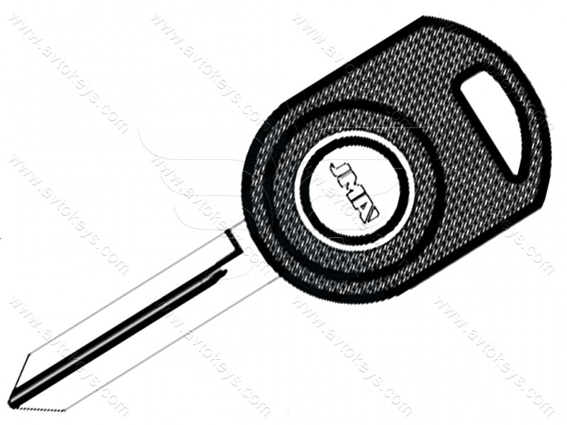Корпус ключа із місцем під чіп Ford, лезо TP00FO-30DP JMA