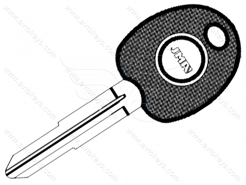 Корпус ключа з місцем під чіп Hyundai, лезо TP00HY-5P1 JMA