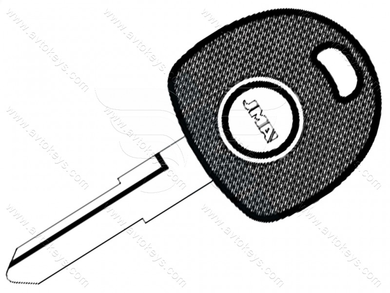 Корпус ключа із місцем під чіп Opel, TP00OP-10P JMA