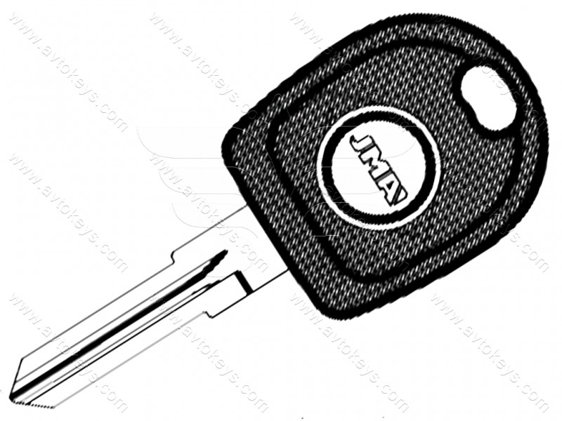Корпус ключа із місцем під чіп VW, TP00VO-8P JMA