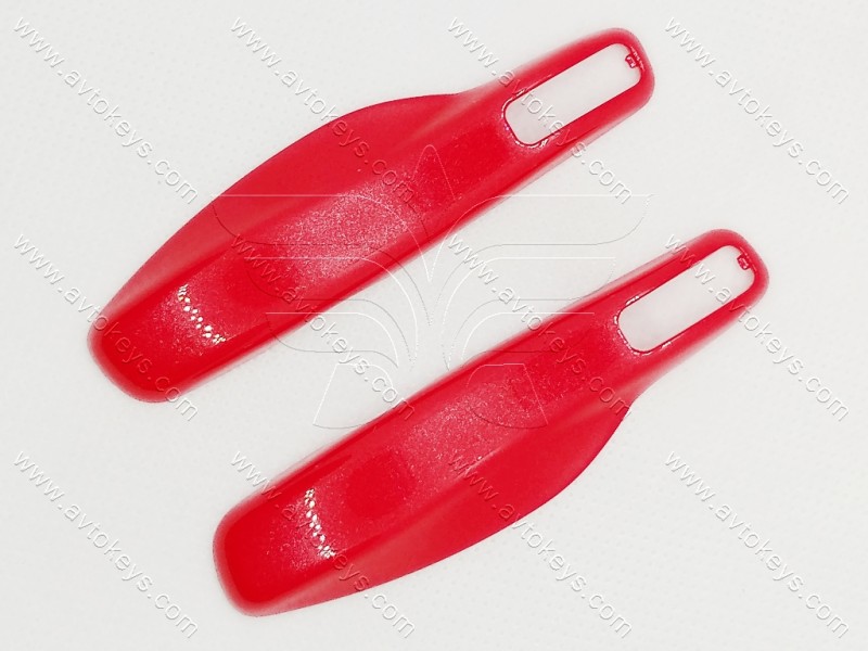 Бічні червоні вставки для смарт-ключа Porsche Cayenne, Panamera, Macan