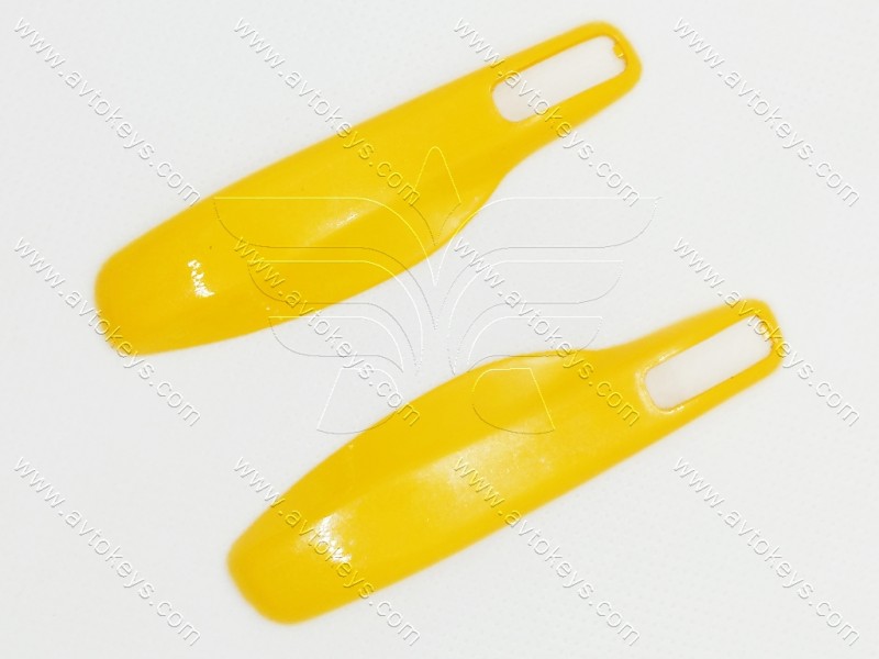 Бічні жовті вставки для смарт-ключа Porsche Cayenne, Panamera, Macan