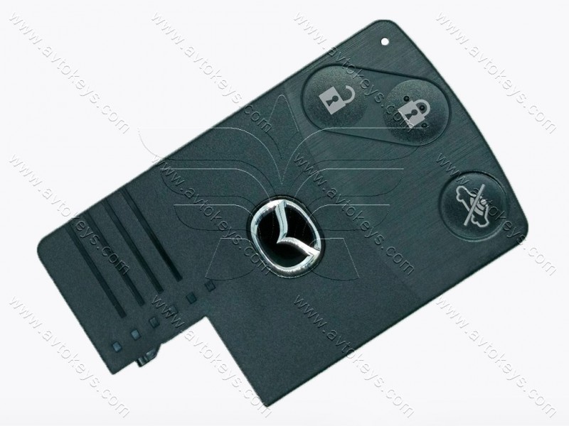 Смарт ключ Mazda CX-7, 433 Mhz, SKE11B-01, 3 кнопки, OEM