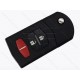 Викидний ключ Mazda 2, 3, 5, CX-7, CX-9, 315 Mhz, BGBX1T478SKE125-01, 4D-63, 2+1 кнопки, лезо MAZ24R