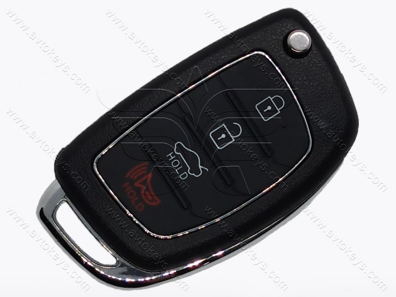 Викидний ключ Hyundai Sonata, 433 Mhz, TQ8-RKE-4F25 (LF 4BT), 3+1 кнопки, лезо TOY48