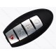 Смарт ключ Nissan Rogue, Америка, 433 Mhz, KR5S180144106, PCF7953M/ Hitag Aes/ ID4A, 3+1 кнопки