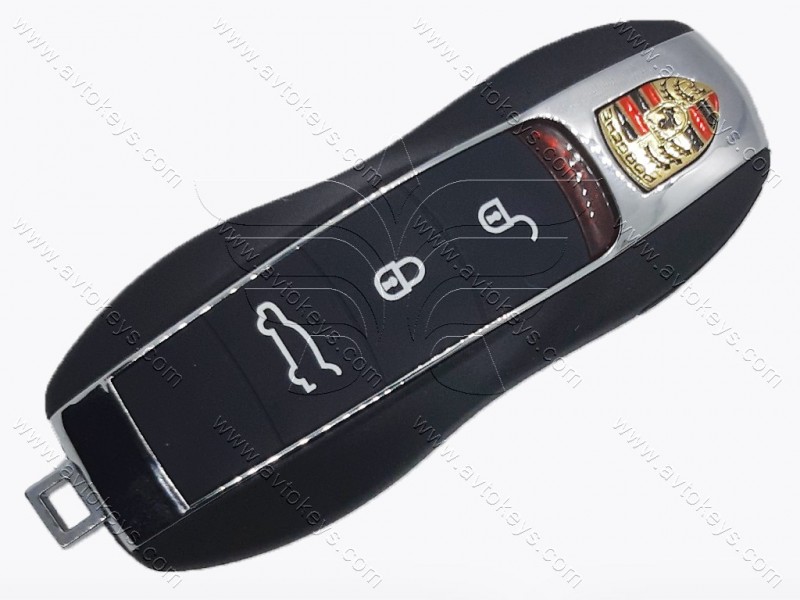 Смарт ключ Porsche Cayenne, Cayman, Macan, 433 Mhz, 7PP959753BS, PCF7945P/ Hitag Pro/ ID49, 3 кнопки, Keyless GO