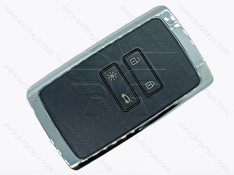 Смарт ключ Renault Megane IV, Scenic IV, Espace V, Talisman, Kadjar, 433 Mhz, KR5IK4CH-01, PCF7953M/ Hitag Aes/ ID4A, 4 кнопки