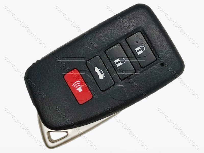 Смарт ключ Lexus NX200T, NX300H, LX570, NX300, 315 МГц, HYQ14FBA Pg1:A8, H-chip, 3+1 кнопки