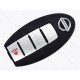 Смарт ключ Nissan Leaf, 433 Mhz, CWTWB1G0168, PCF7953M/ Hitag AES/ ID4A, 3+1 кнопки