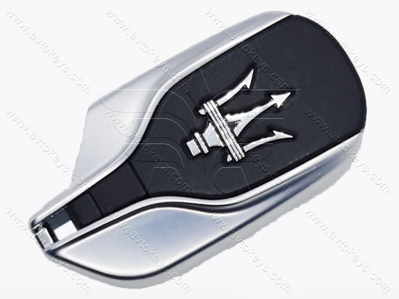 Смарт ключ Maserati Ghibli, Quattroporte, 433 Mhz, M3N-7393490, ID46/ Hitag 2/7953, 4 кнопки