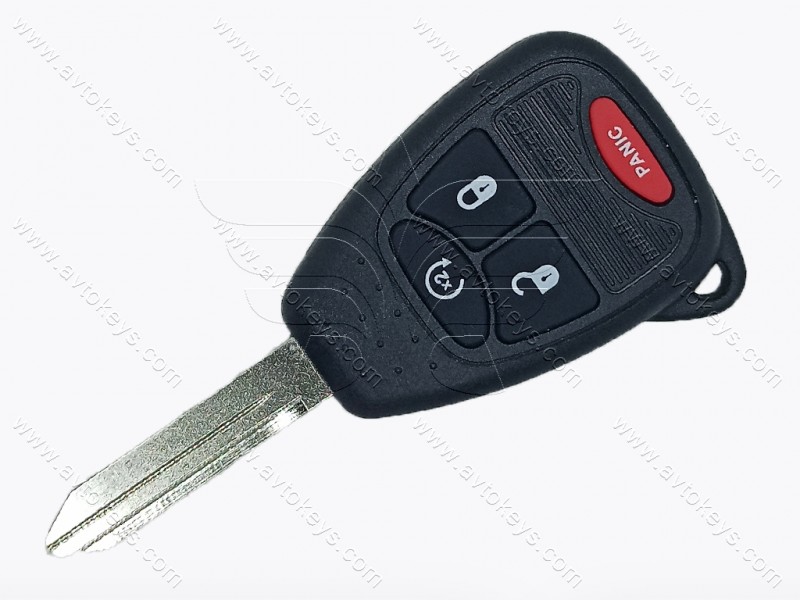 Ключ Jeep, Dodge, 315 Mhz, OHT692713AA, PCF7941A/ Hitag 2/ ID46, 3+1 кнопки, лезо CY22