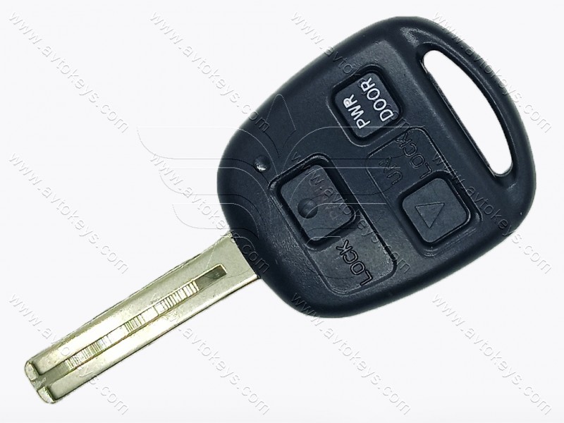 Ключ Lexus RX330, RX350, RX400H, 315 Mhz, 4D-68, кнопки 2+1, лезо TOY48