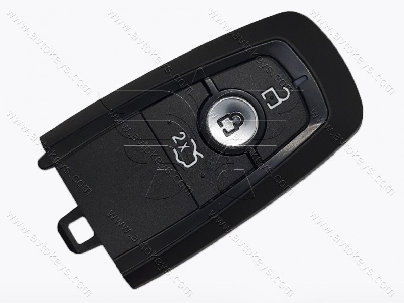 Смарт ключ Ford Edge, S-MAX, Galaxy, Figo, 433 Mhz, HS7T-15K601-DC, A2C93142101/ Hitag Pro/ ID49, 3 кнопки