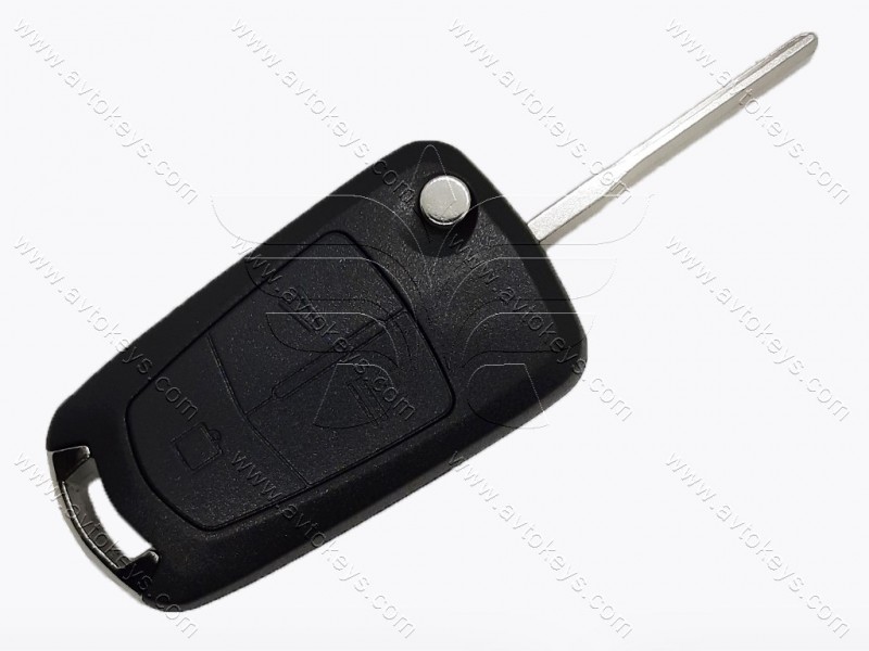 Викидний ключ Opel Vectra C, Signum, 434 Mhz, PCF7946A/ Hitag 2/ ID46, 3 кнопки, лезо HU43
