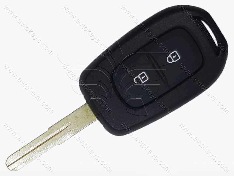 Ключ Renault Duster, Sandero, Logan, Symbol та інші, 433 Mhz, PCF7961M/ Hitag AES/ ID4A, 2 кнопки, лезо NSN14