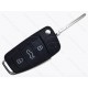 Викидний ключ Audi A6, Q7, 433 Mhz, 4F0 837 220 M, ID8E, 3 кнопки, лезо HU66