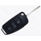 Викидний ключ Audi A6, Q7, 868 Mhz, 4F0 837220 R, ID8E, 3 кнопки, лезо HU66