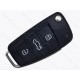 Викидний ключ Audi A3, S3, RS3, 434 Mhz, 8V0 837220 D, ID49/ Megamos AES/ MQB, 3 кнопки, HU66, Keyless Go