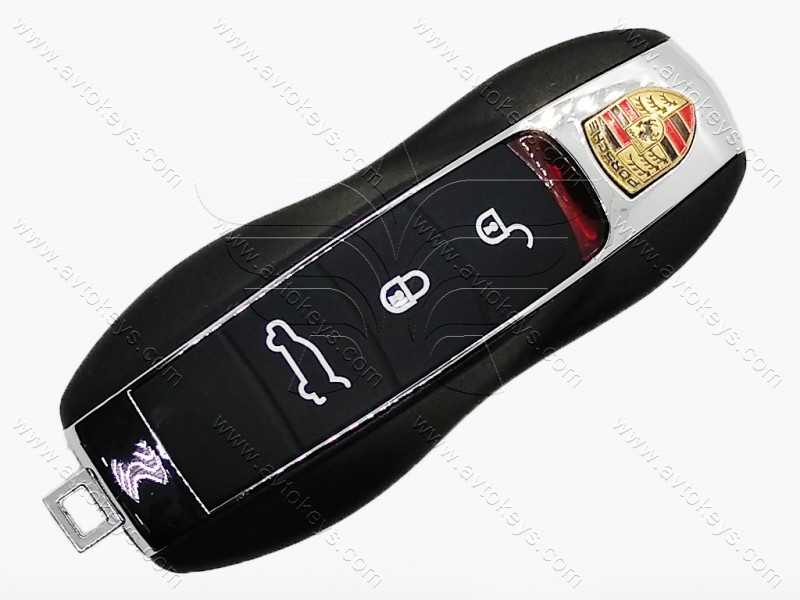 Смарт ключ Porsche Cayenne (958), Cayman, Macan, 315 Mhz, KR55WK50138, PCF7945P/ Hitag Pro/ ID49, 3 кнопки