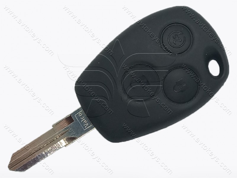 Ключ Nissan Terrano, 433 Mhz, PCF7961M/ Hitag AES/ ID4A, 3 кнопки, лезо VAC102