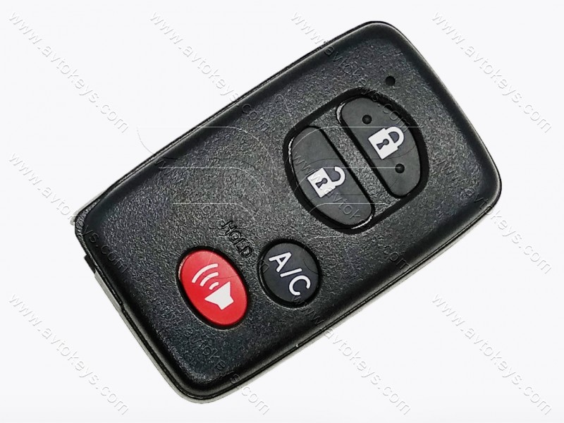 Смарт ключ Toyota Prius, Prius Plug-In, 315 Mhz, HYQ14ACX Pg1:98, G-chip, 3+1 кнопки