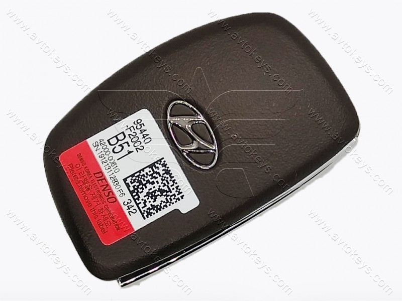 Смарт ключ Hyundai Elantra 2019+, 434 Mhz, CQOFD00120, RF430/ Texas AES/ ID8A, 3+1 кнопки
