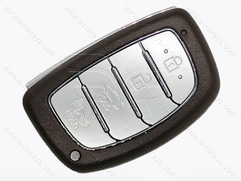 Смарт ключ Hyundai Elantra 2019+, 434 Mhz, CQOFD00120, RF430/ Texas AES/ ID8A, 3+1 кнопки