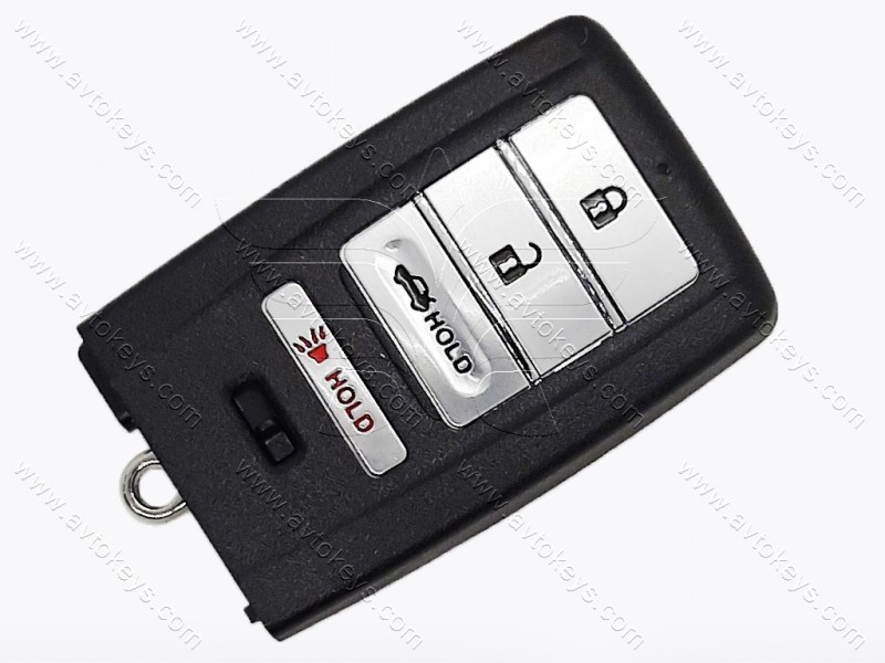 Смарт ключ Acura ILX, RLZ, TLX, 315 МГц, KR5V1X, NCF2951X/ Hitag 3/ ID47, 3+1 кнопки