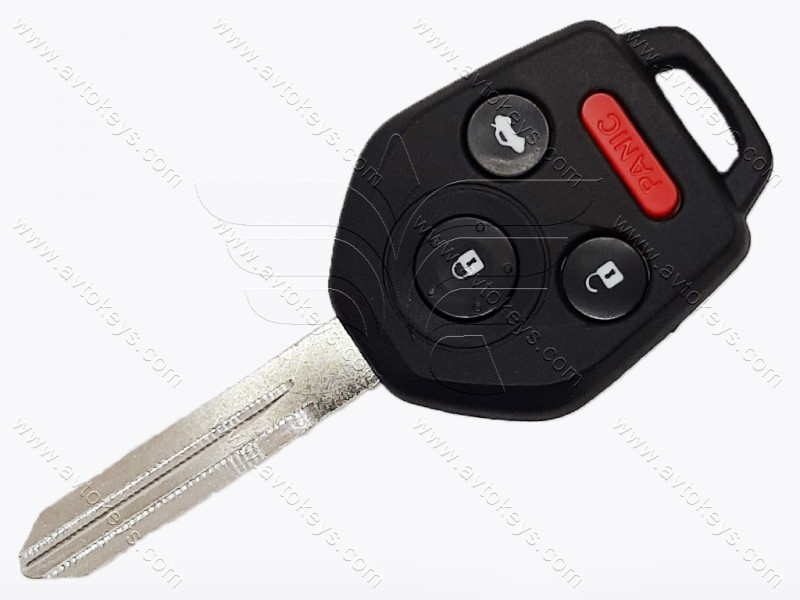 Ключ Subaru Tribeca, 315 Mhz, CWTWB1U811, ID4D-62, 3+1 кнопки, лезо NSN14