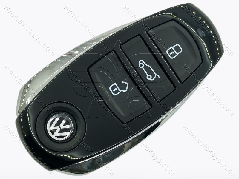 Смарт ключ Volkswagen Touareg, 868Mhz, 7P6 959754 AP, PCF7945A / Hitag VAG, 3 кнопки, Remote