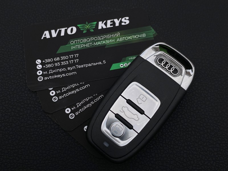 Смарт ключ Audi A7, S4, A6, Q5, S8, A5, Q3, S7, Європа, 433Mhz, 8K0959754G, 7945, 3 кнопки