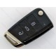 Викидний ключ Volkswagen Passat, 433 Mhz, 56D 959753, ID49/ Megamos AES/ MQB, 3 кнопки