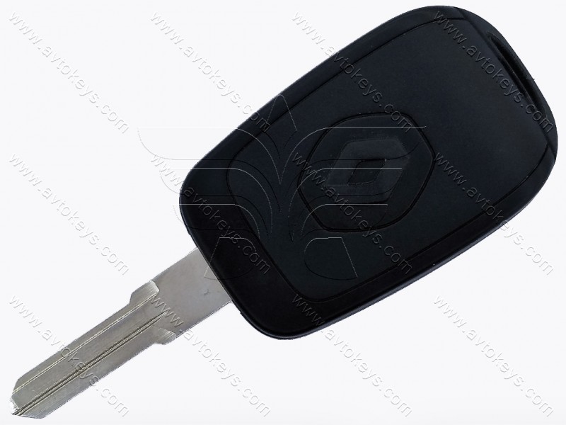 Ключ Renault Duster, 433Mhz, PCF7961M/Hitag AES/ID4A, 2 кнопки, лезо HU136
