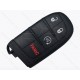 Смарт ключ Fiat 500X, 433 Mhz, M3N-40821302, PCF7953M2800/ Hitag Aes/ ID4A, 3+1 кнопки