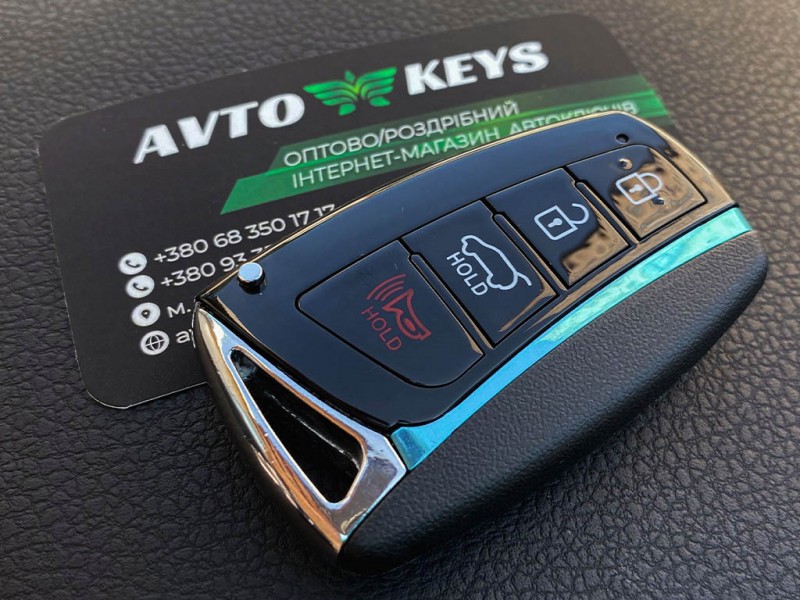 Смарт ключ Hyundai Santa Fe, Genesis, 315 Mhz, SY5DMFNA04, PCF7952, 3+1 кнопки