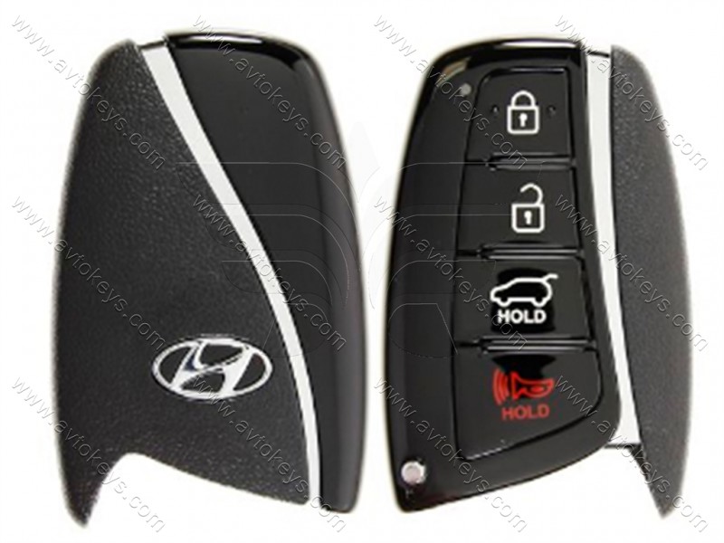 Смарт ключ Hyundai Santa Fe, Genesis, 315 Mhz, SY5DMFNA04, PCF7952, 3+1 кнопки