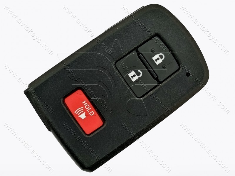Смарт ключ Toyota Prius C, Prius V, RAV4, 315 Mhz, HYQ14FBA Pg1: 88, H-chip, 2+1 кнопки
