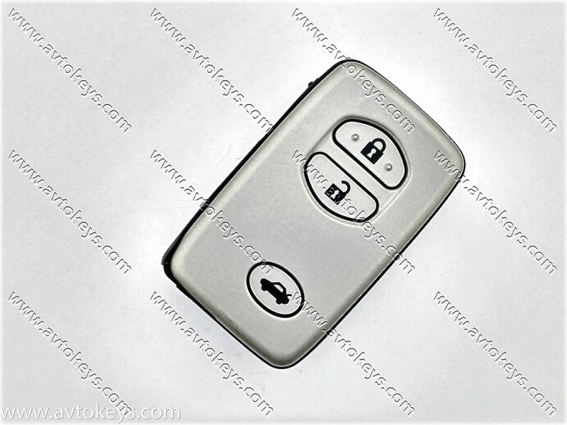 Смарт ключ Toyota Camry, 433Mhz, B53EA Pg1: 98, G-chip, 3 кнопки