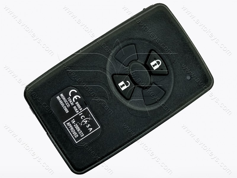 Смарт ключ Toyota Rav4, 433Mhz, B90EA Pg1: 98, G-chip, 2 кнопки
