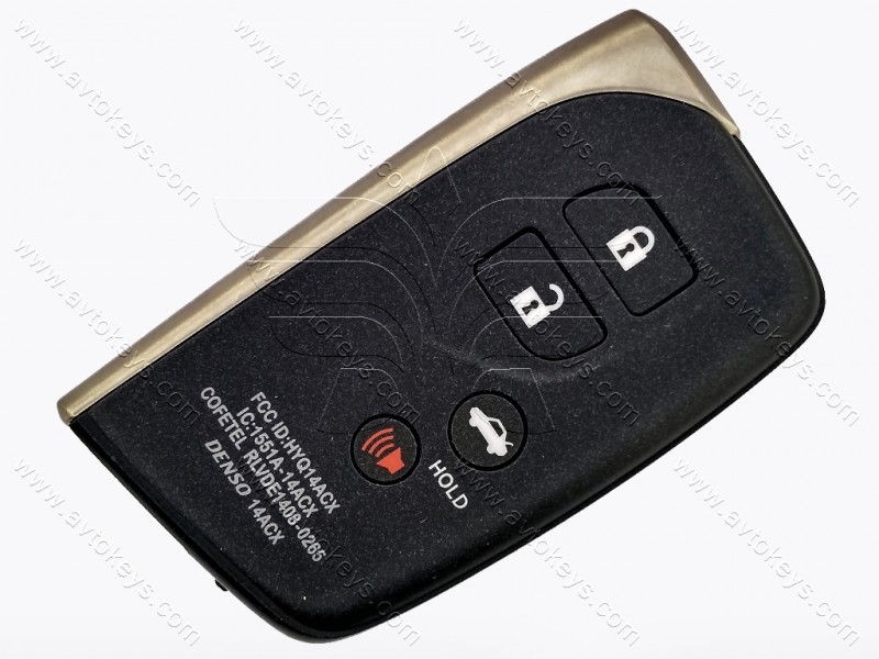 Смарт ключ Lexus LS460, LS600H, 315 Mhz, HYQ14ACX Pg1:98, G-chip, 3+1 кнопки